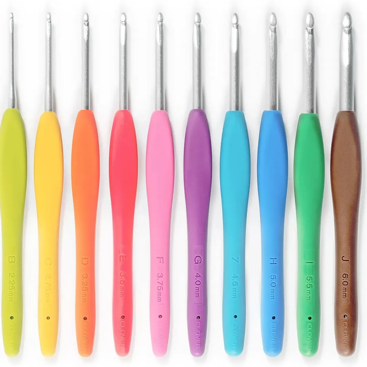 Clover 3672 Amour Crochet Hook Set, 10 sizes