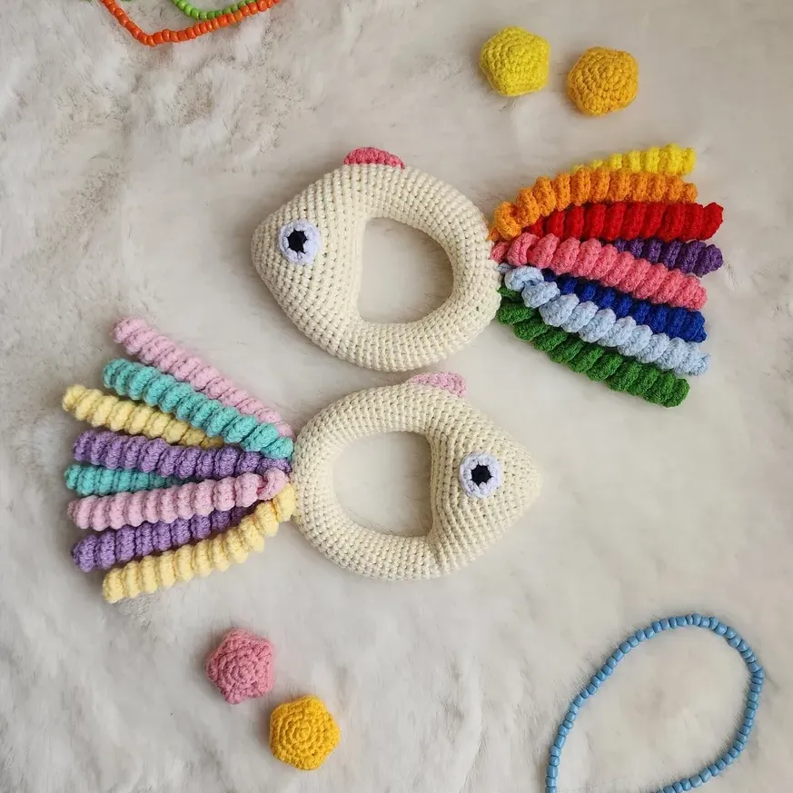 Catnip Fish Toy: Crochet Pet Gift