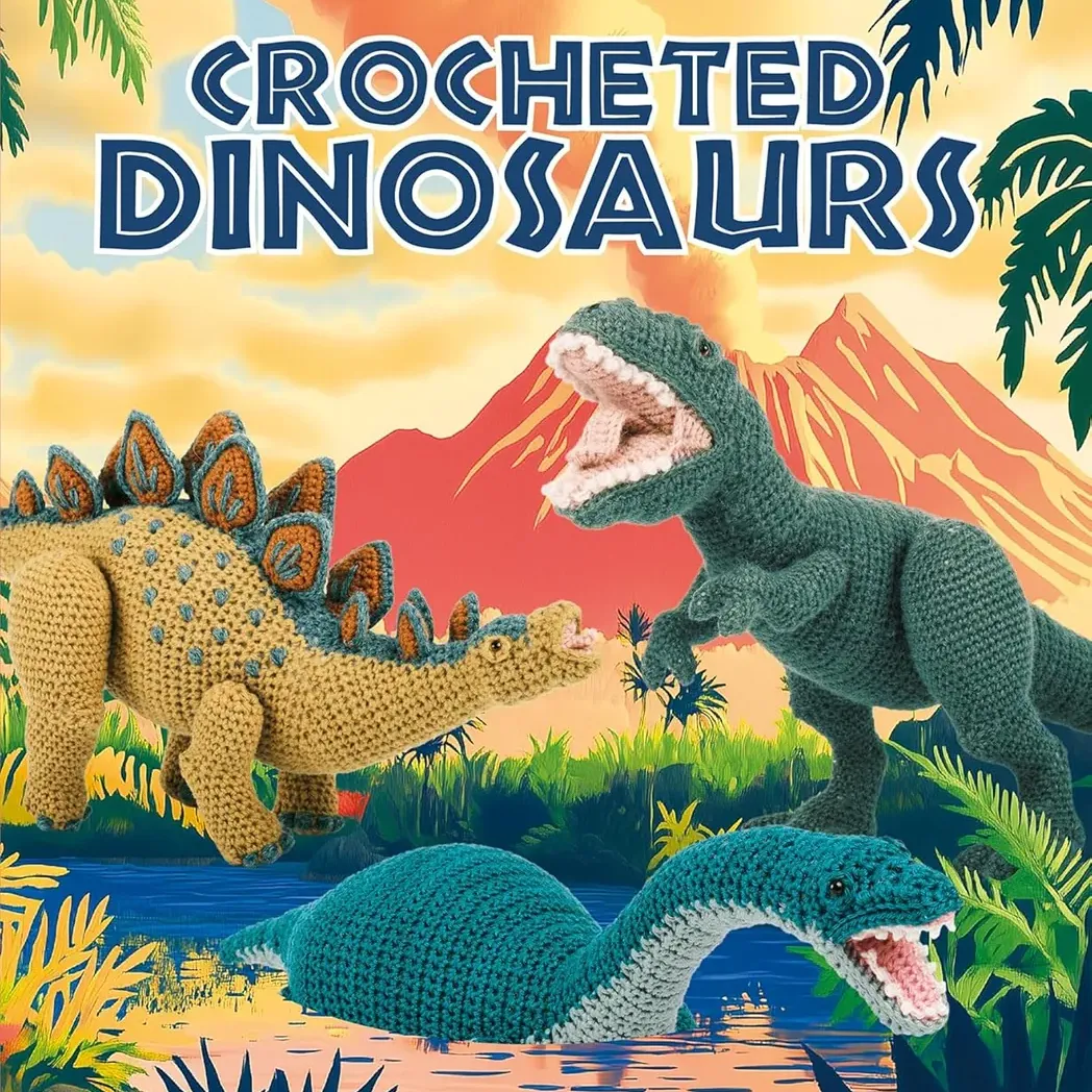 Crocheted Dinosaurs - Book