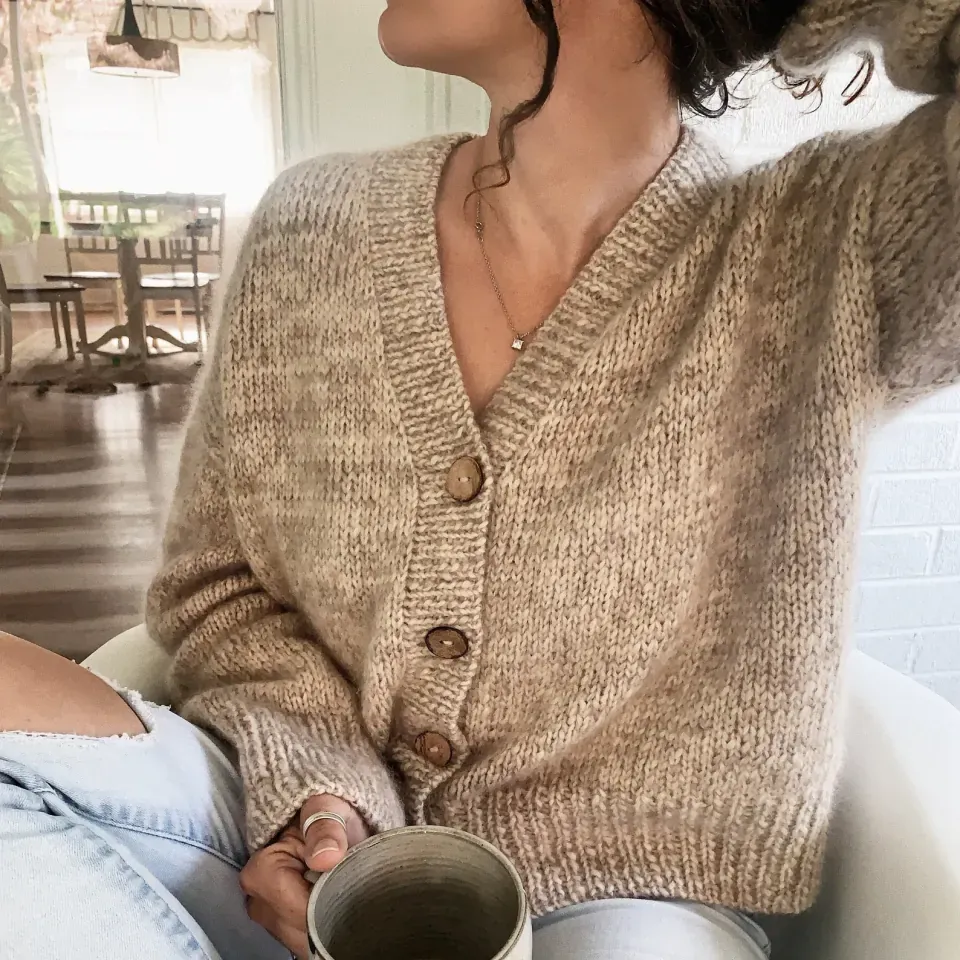 Home Cardigan V Neck