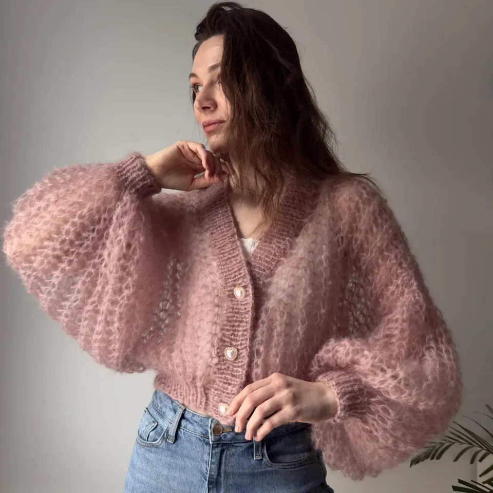 Lace Mohair Cardigan
