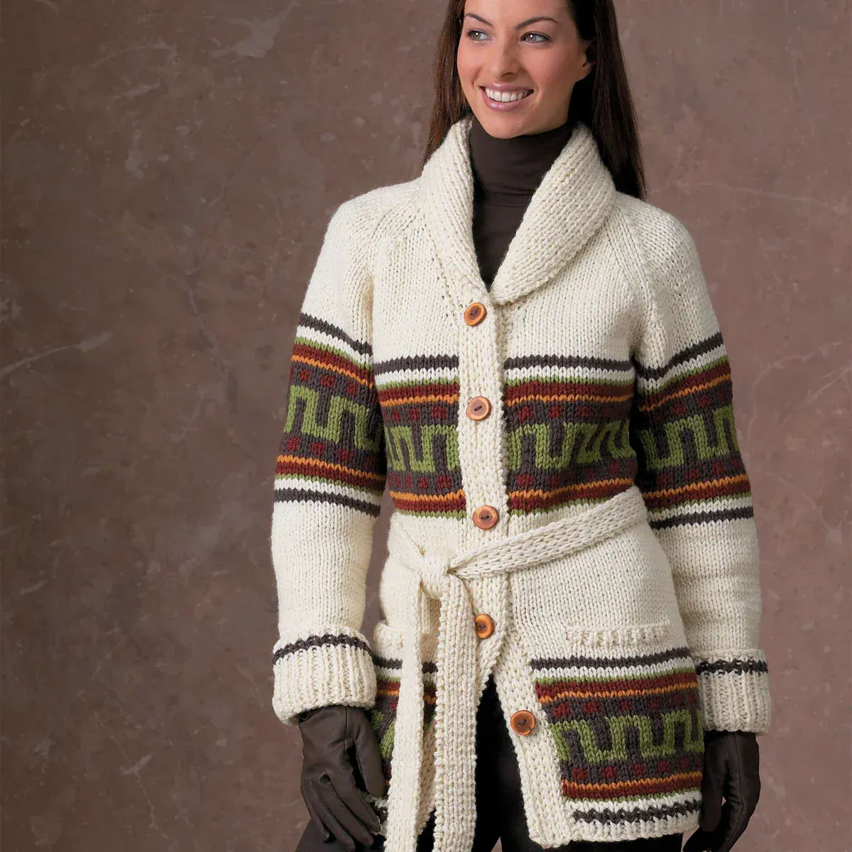 Navajo Knit Cardigan