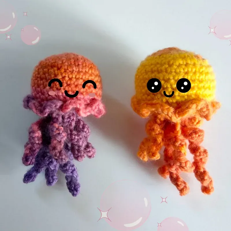 Mini Crochet Jellyfish