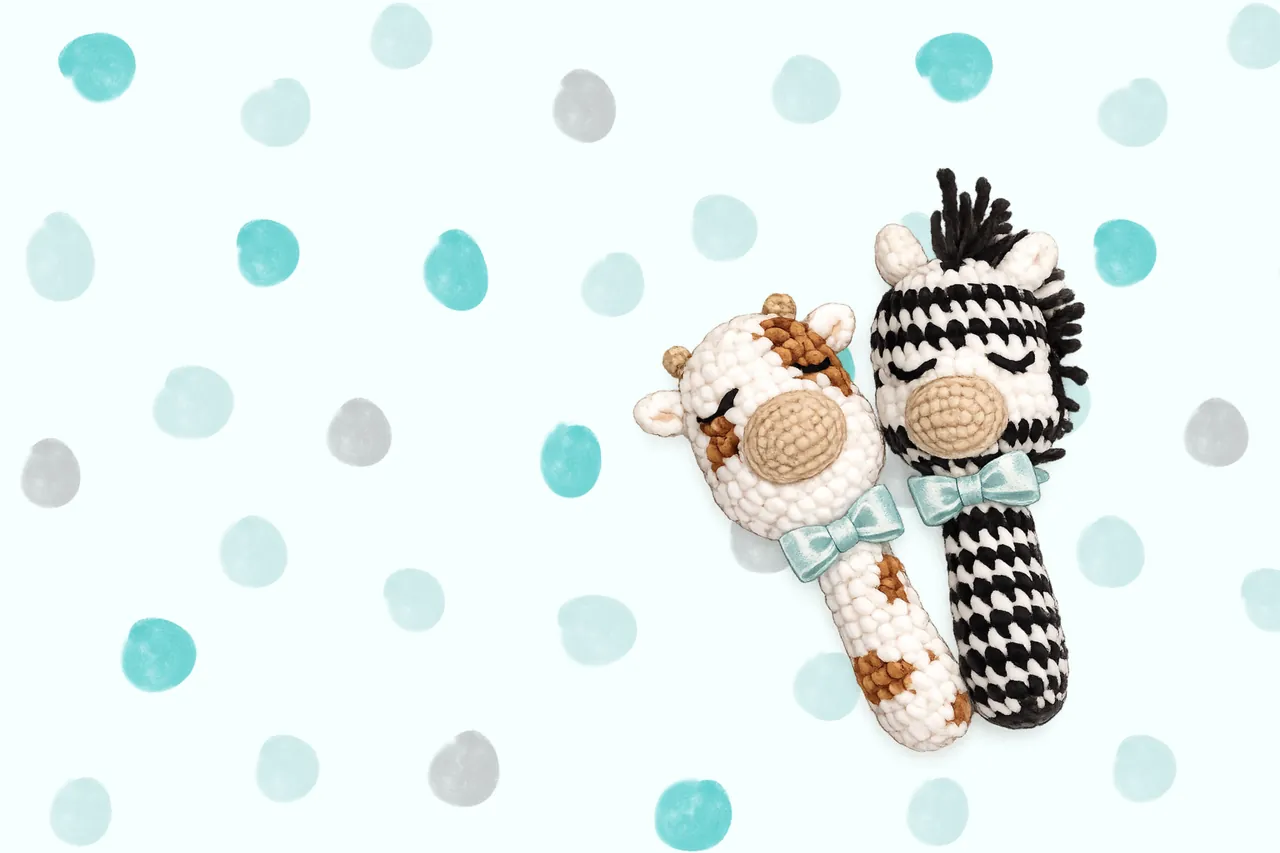 Custom Animal Baby Rattle