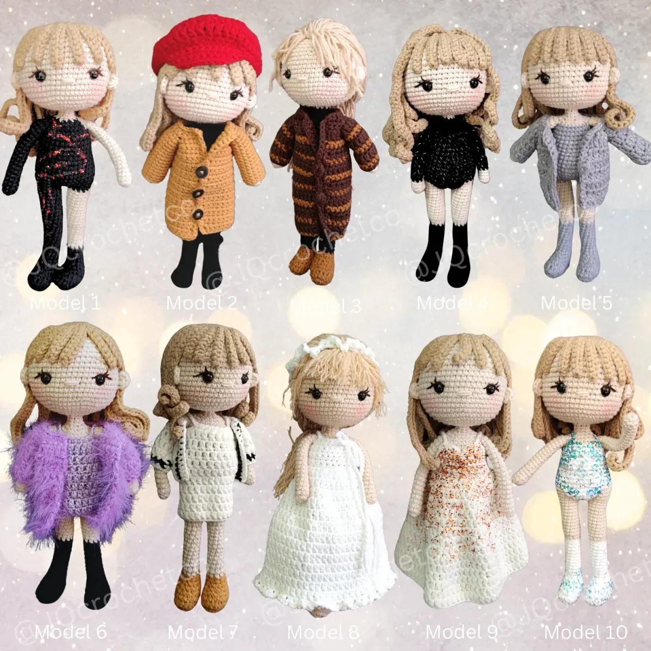 Custom Crochet Pop Star Doll, Handmade Replica Singer Figure, Photo Based Gift