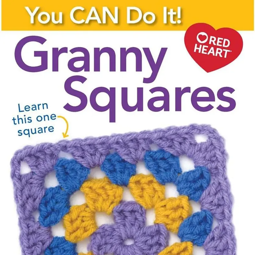 Leisure Arts You Can Do Granny Square Crochet Book, Granny Square Crochet Book, Squares Sourcebook, Patterns and Projects