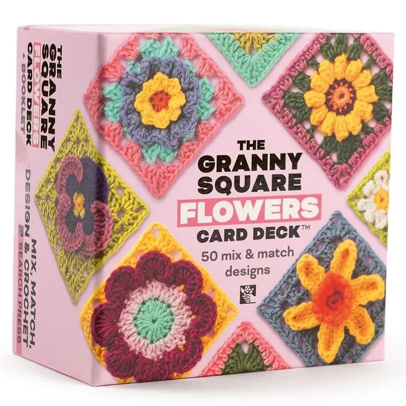 The Granny Square Flowers Card Deck: 50 Mix and Match Designs