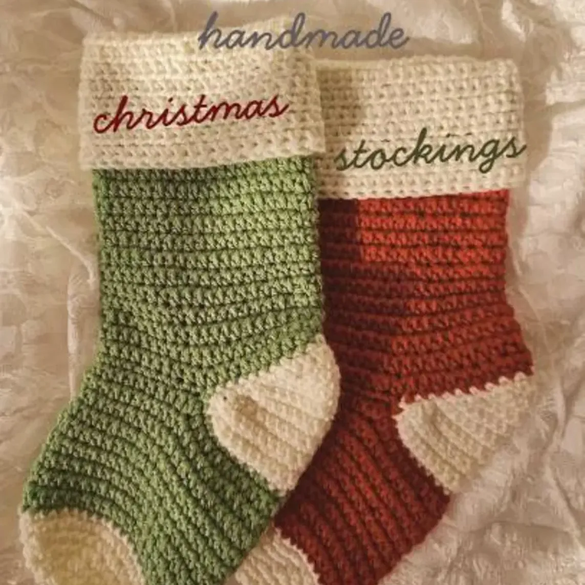 Crochet Christmas Stockings Handmade