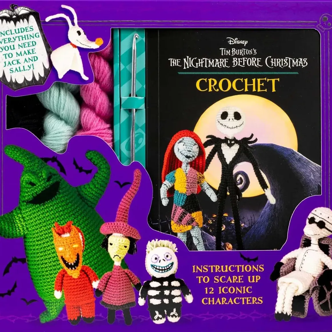 Disney Tim Burton's The Nightmare Before Christmas Crochet (Crochet Kits)