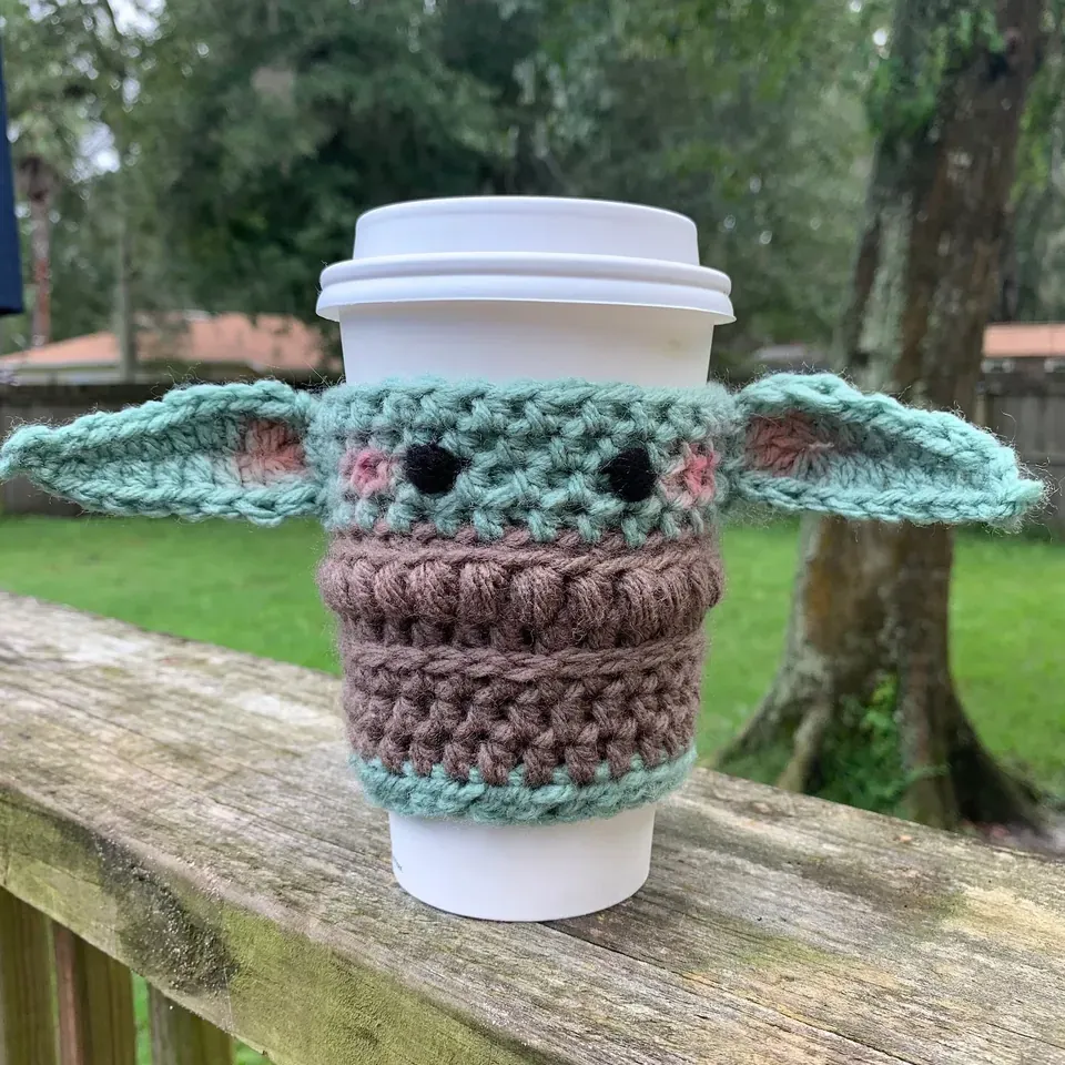 Baby Yoda Coffee Cup Sleeve