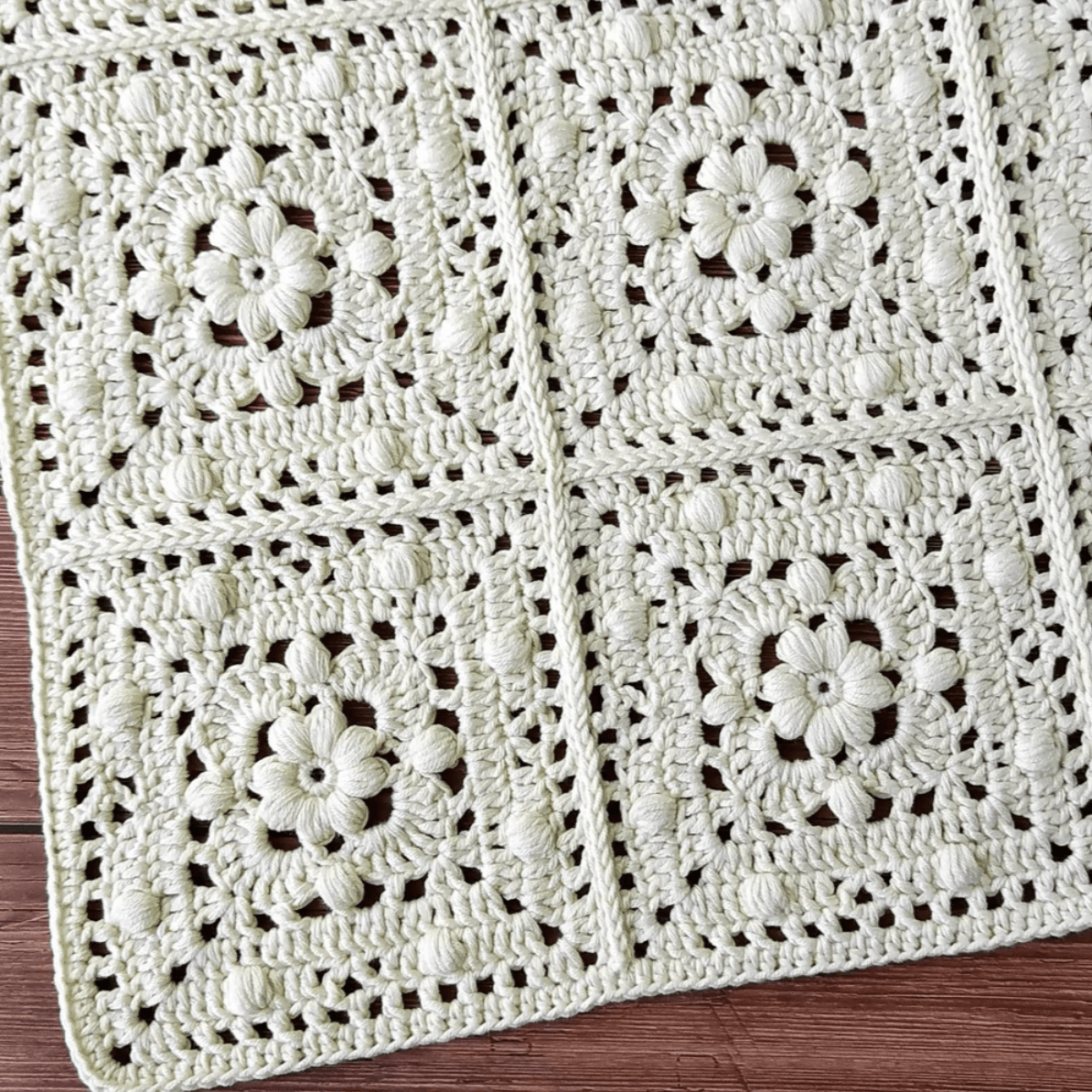 Jasmine Granny Square Blanket