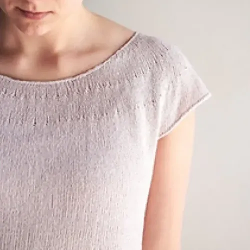 Circular Yoke Summer Shirt