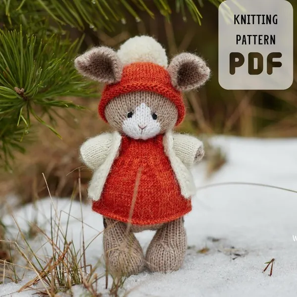 Knitted Bunny Pattern