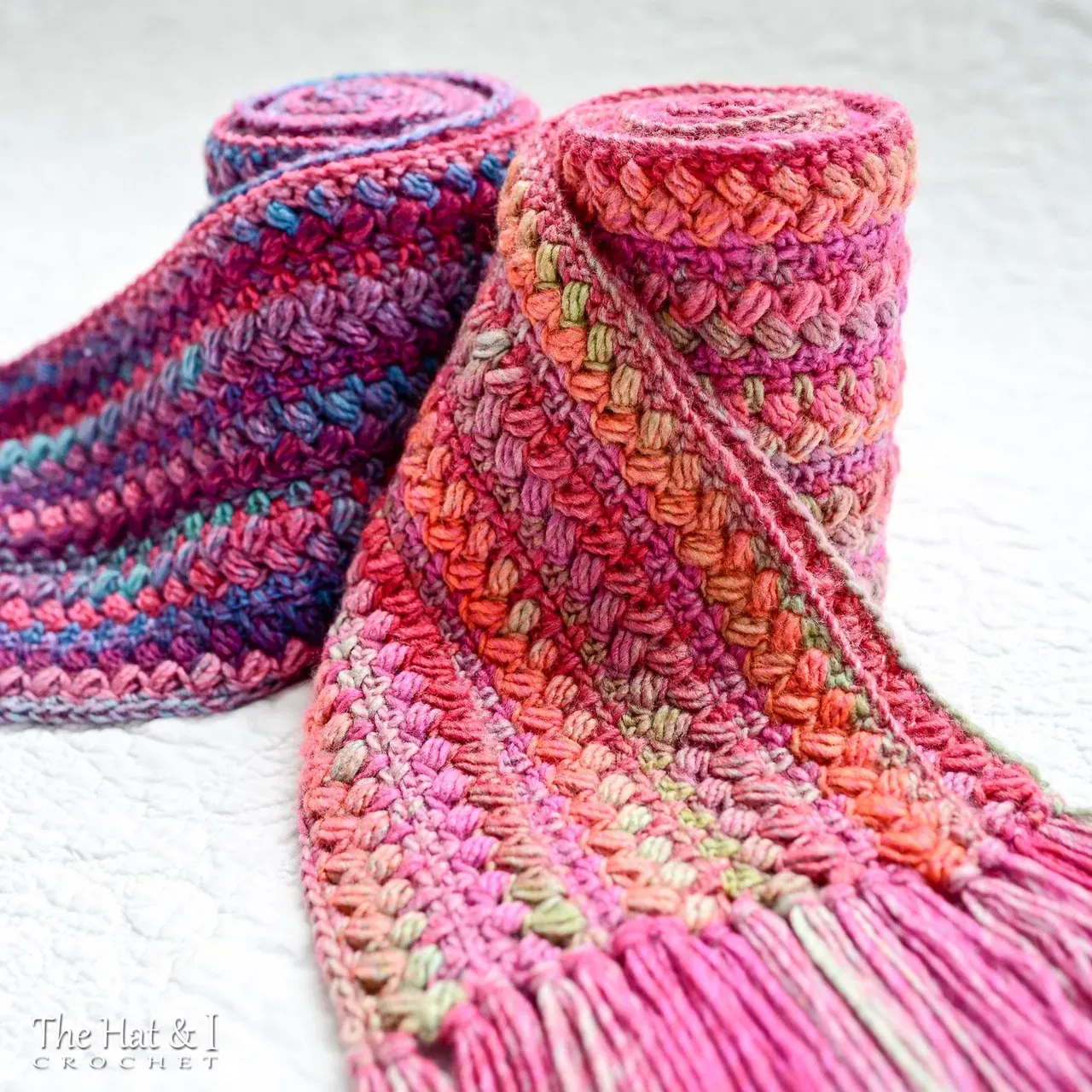 Tea Time Scarves Crochet Pattern
