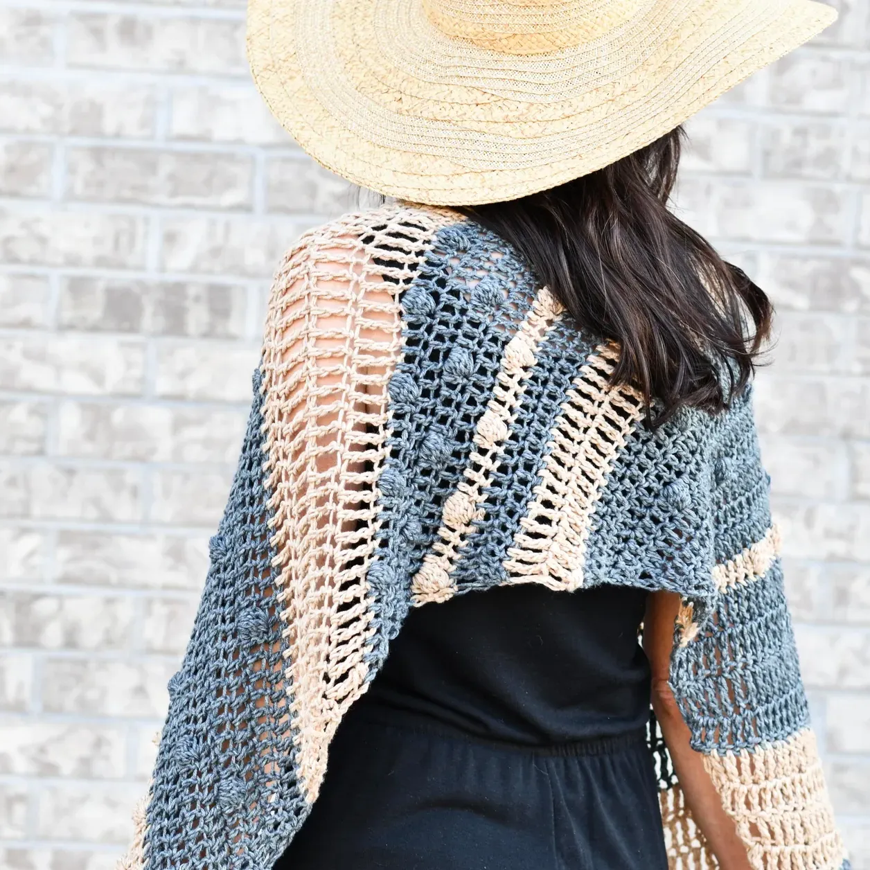 Santa Monica Bias Wrap Crochet Pattern