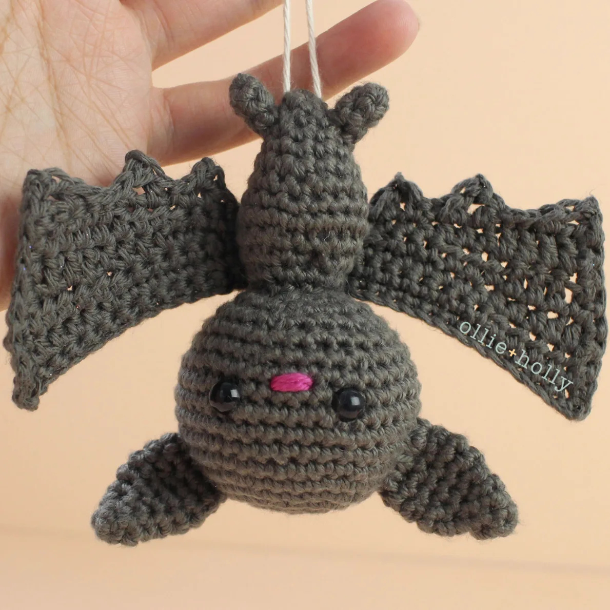 Crochet Bat Ornament