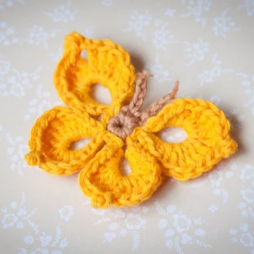 Elegant Crochet Butterfly