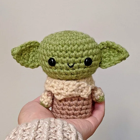 Chubby Baby Yoda Amigurumi