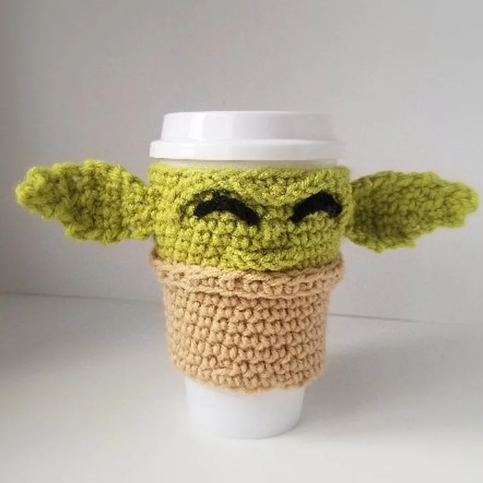 Baby Yoda Coffee Cup Sleeve