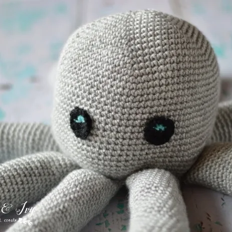 Plush Crochet Octopus