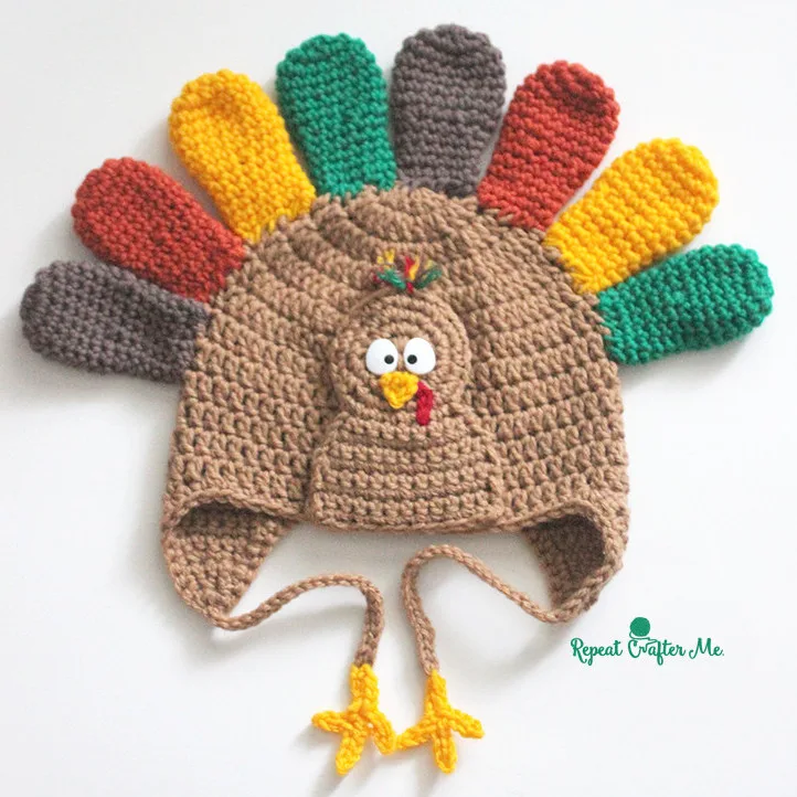 Crochet Turkey Hat