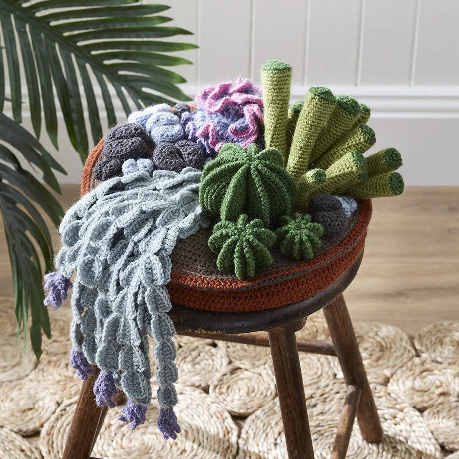 Crochet Cactus Garden