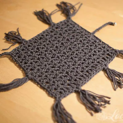 Crochet Cat Toy Blanket