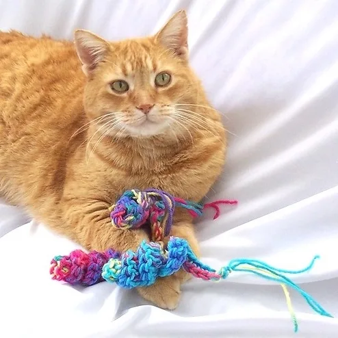 Swirly Mice Toys For Cats