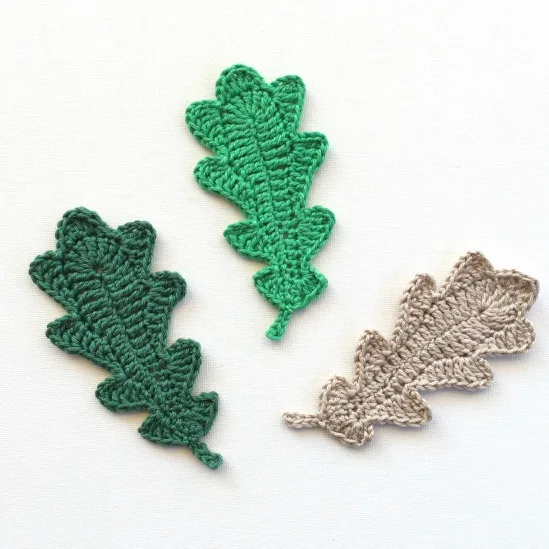 Crochet Oak Leaves