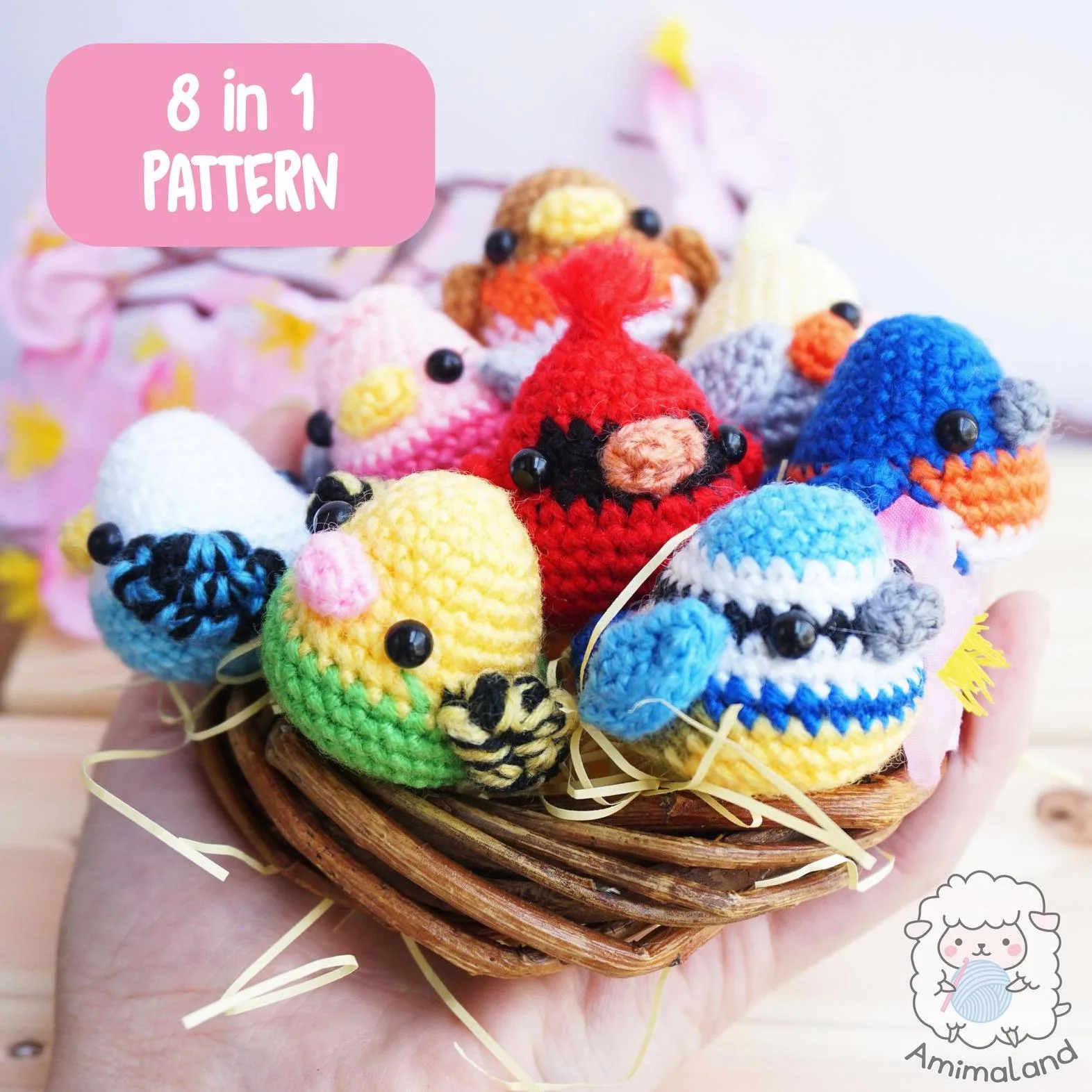 Mini Birds (Set of 8)