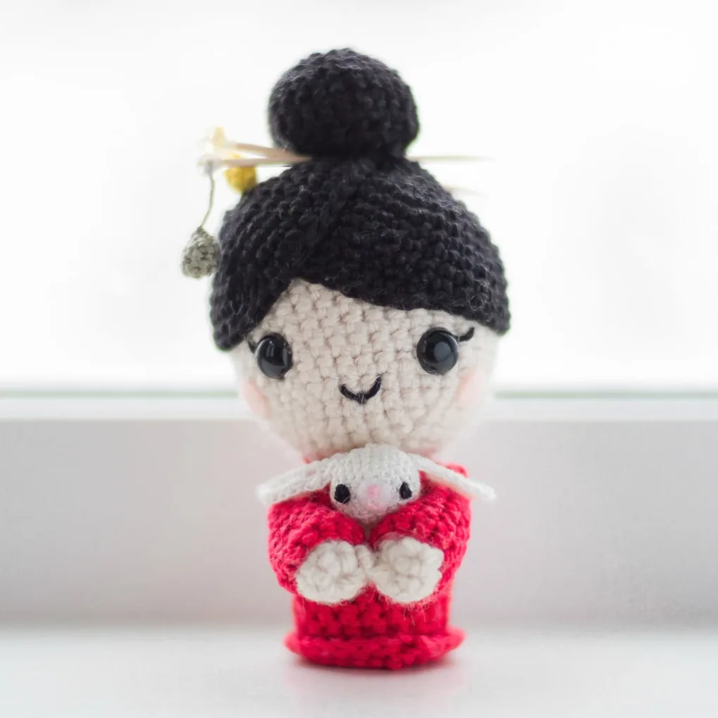Amigurumi Kokeshi Doll