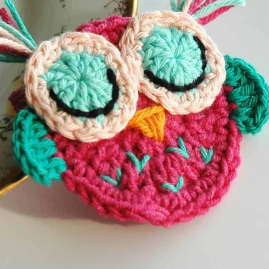 Crochet Owl Applique