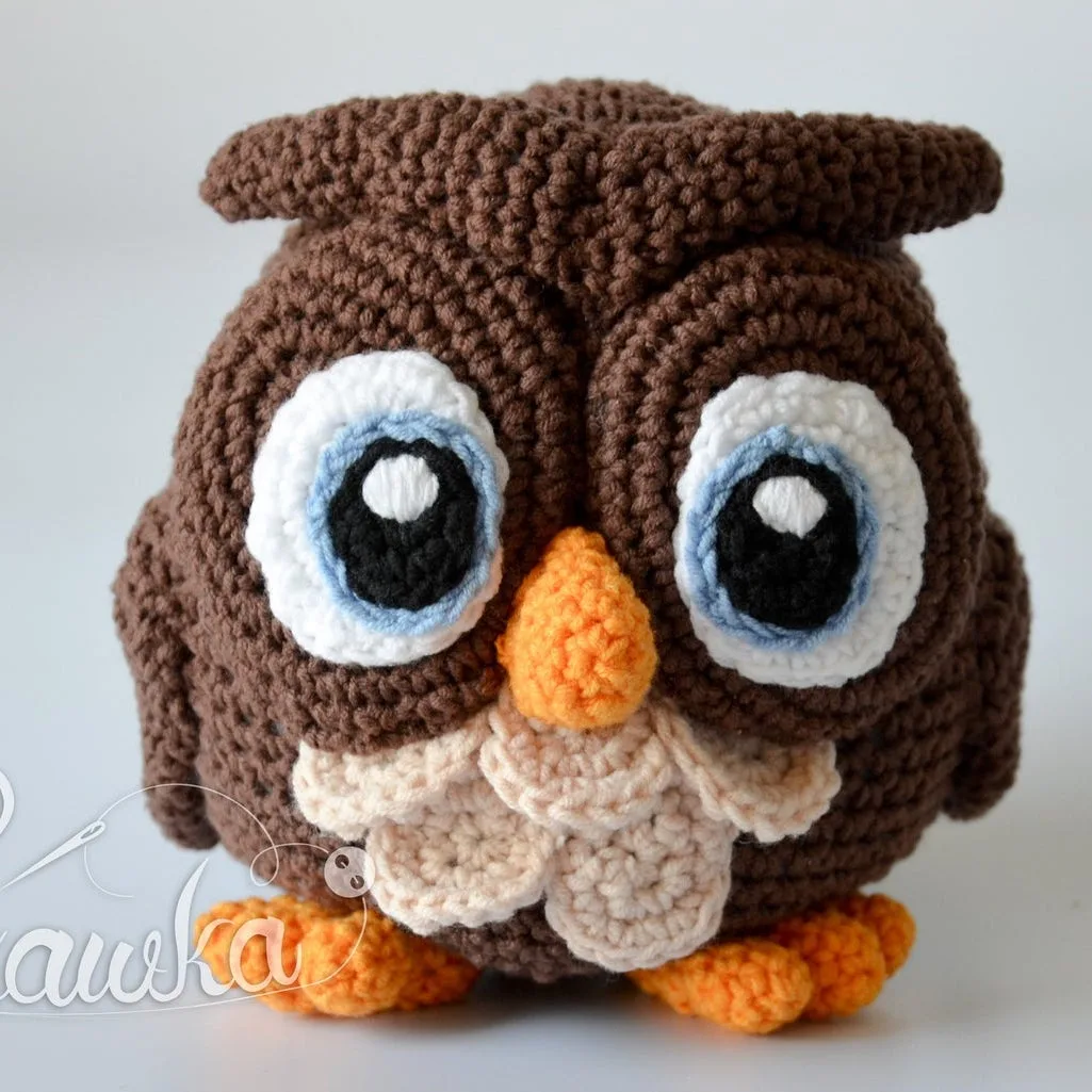 Crochet Owl by Krawka