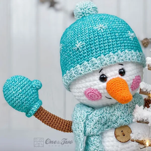 Snowman Crochet Decor