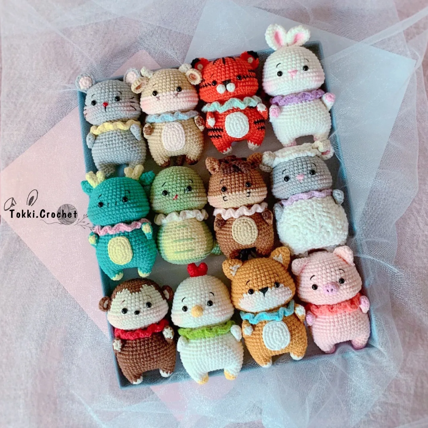 12 Zodiac Animals Pattern Combo