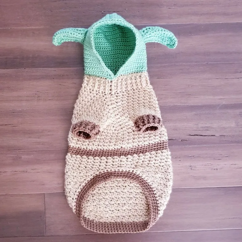 Baby Yoda-Inspired Puppy Dog Sweater