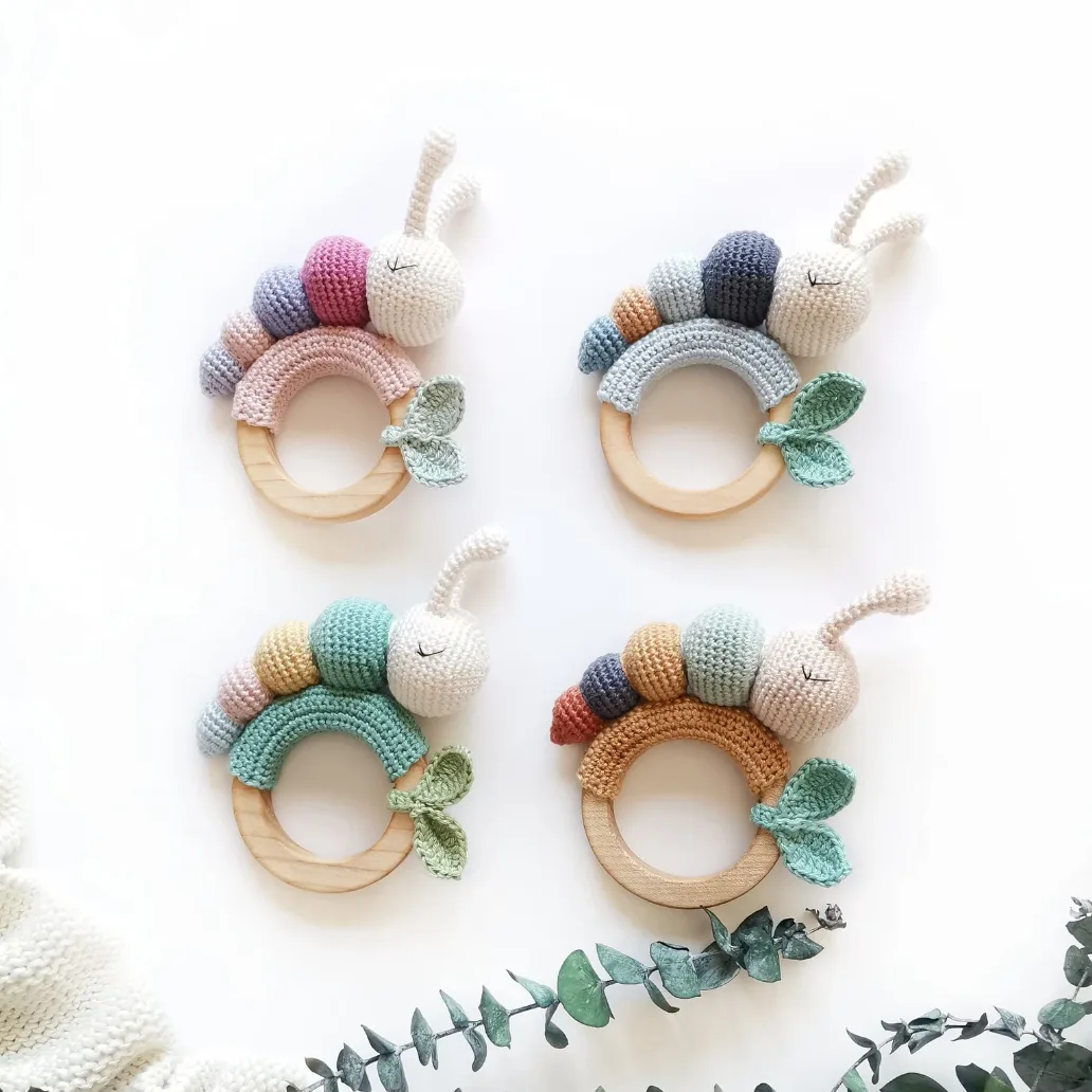 Cute Caterpillar Rattle