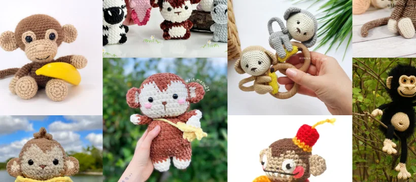 The 25 Prettiest Little Monkey Crochet Patterns