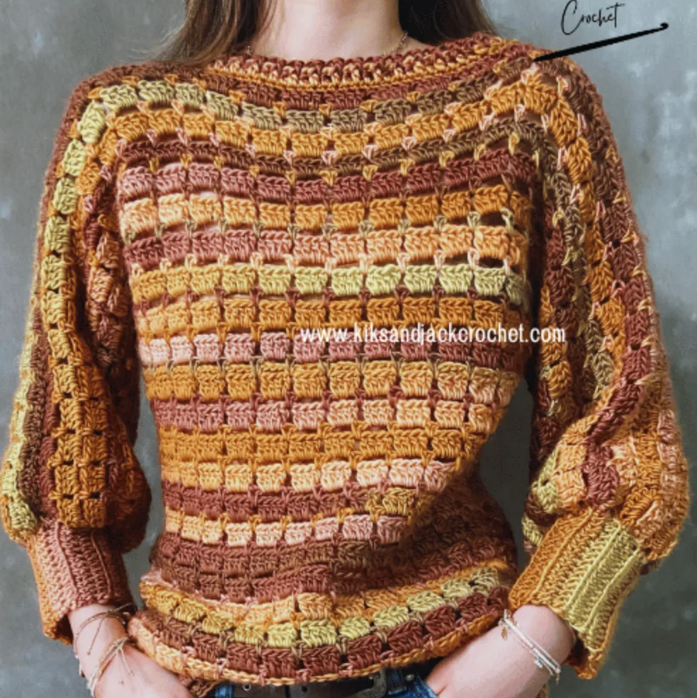 Fall To Winter Crochet Sweater