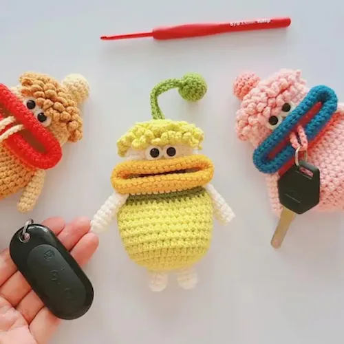 Monster Keychain Pouch