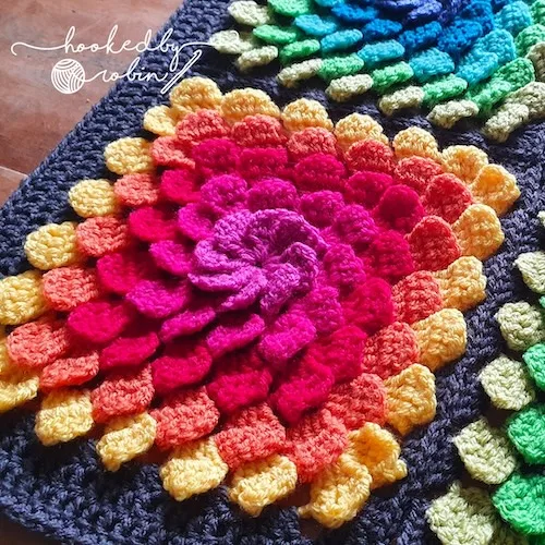 3D Petal Granny Square