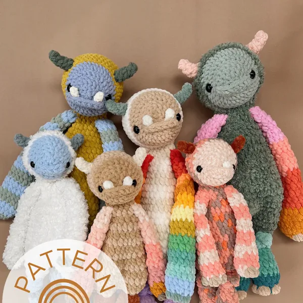 Maven Monster Knotted Lovey