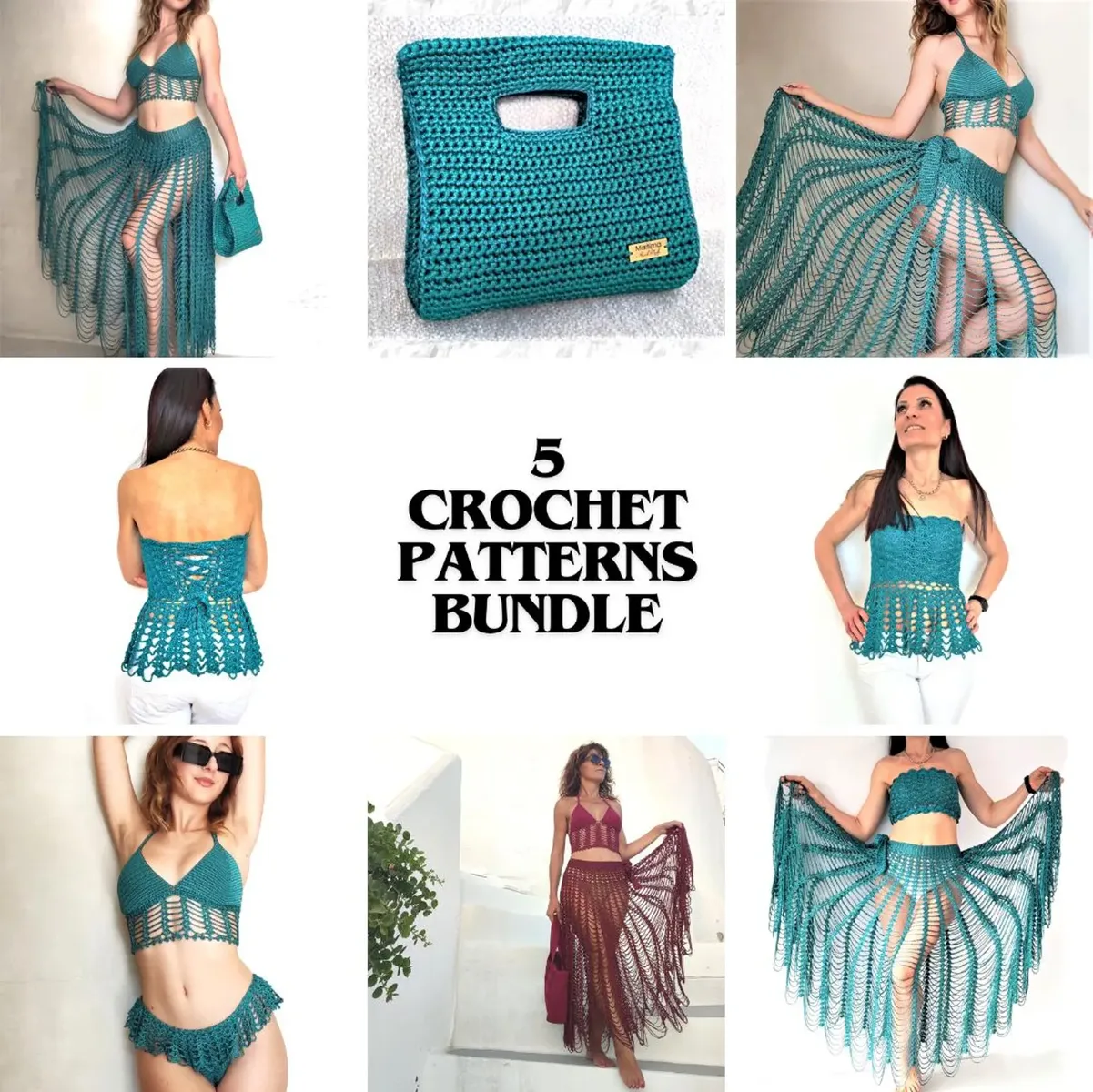 Beachwear Crochet Pattern Bundle