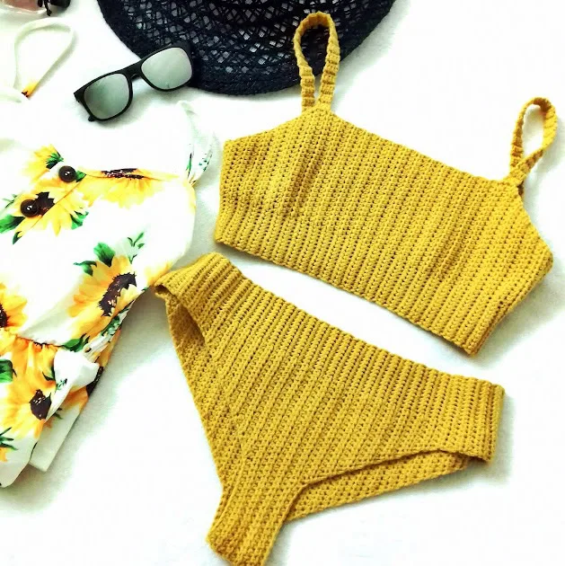 Vega Crochet Bikini Top