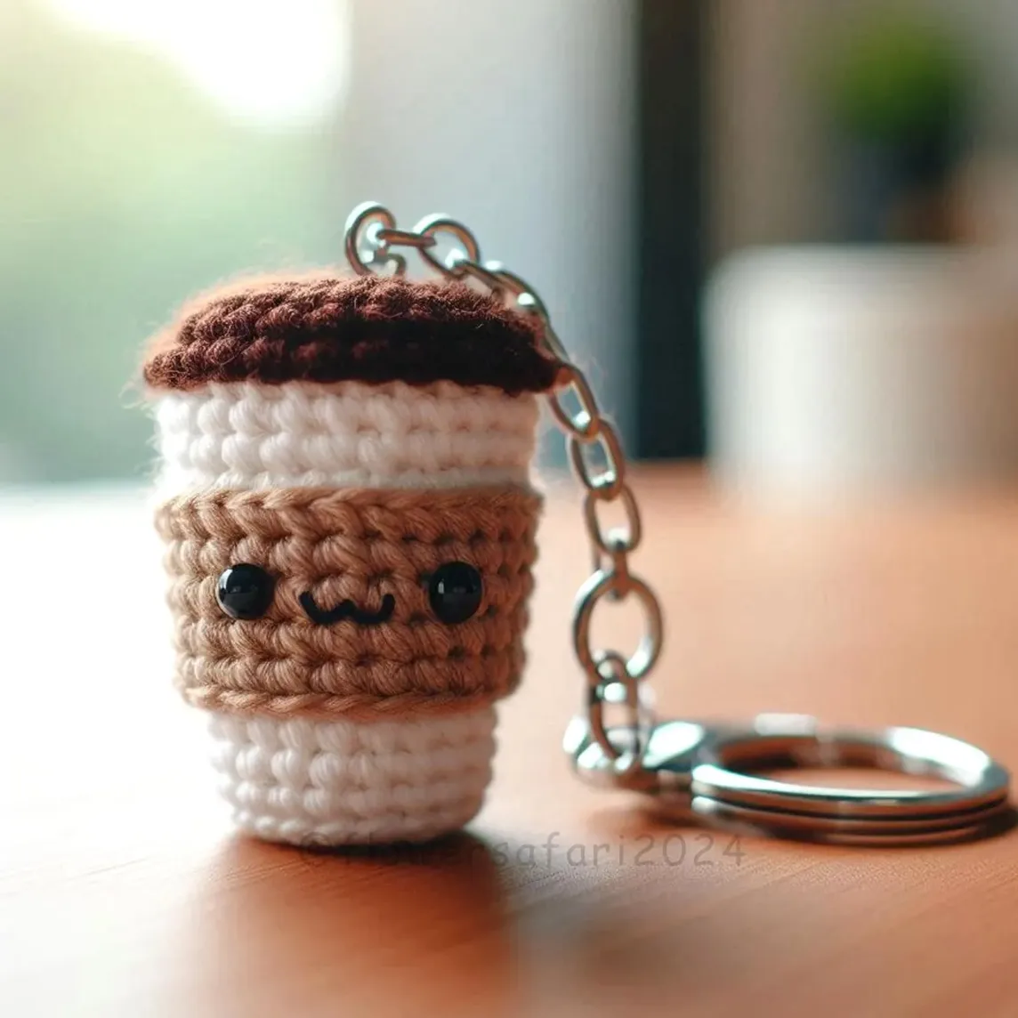Simple Coffee Keychain