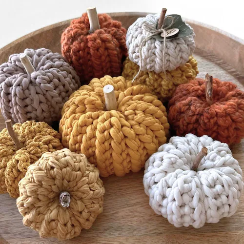 Adjustable One-Stitch Pumpkin Pattern