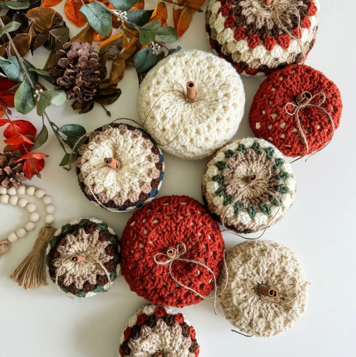 Granny Stitch Pumpkins
