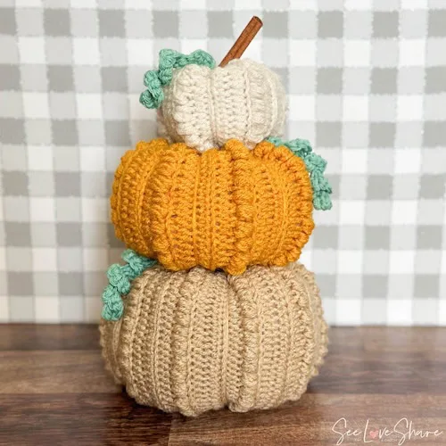 Stackable Farmhouse Pumpkins