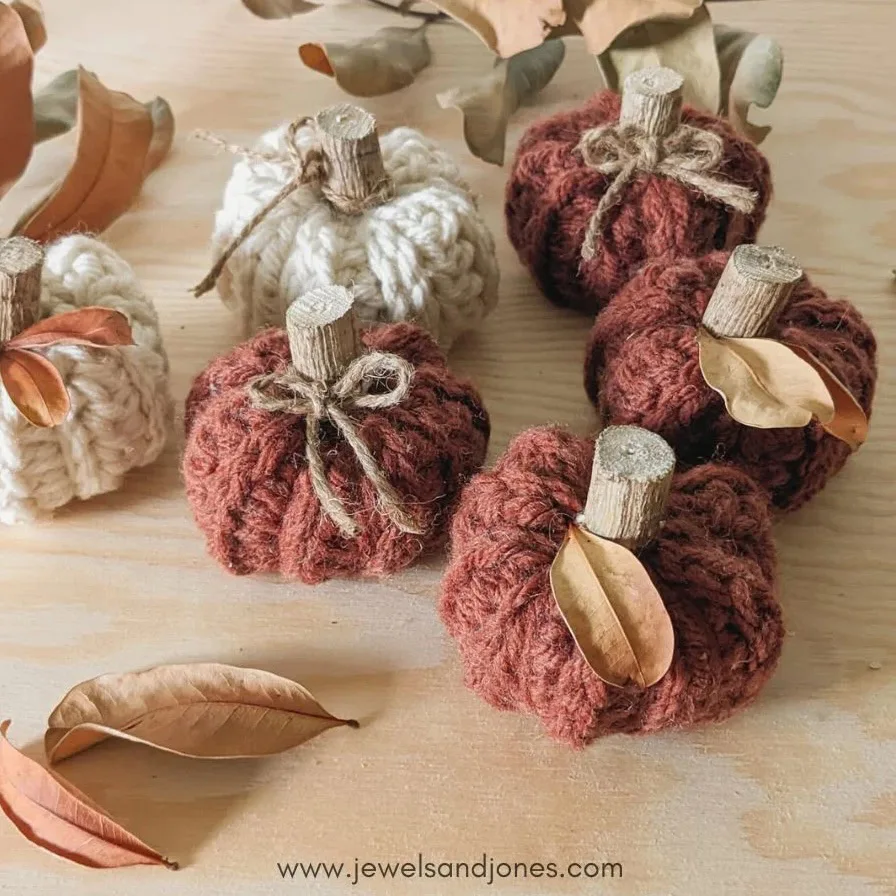 Mini Rustic Pumpkins