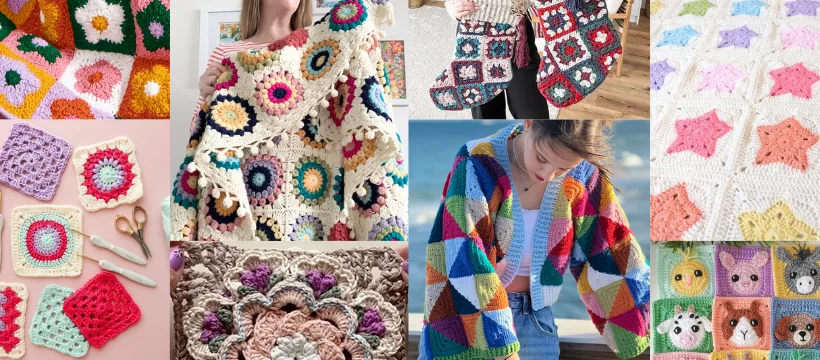 35 Crochet Granny Square Patterns That Are Anything But Basic